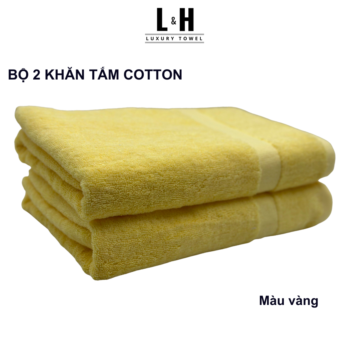 Combo 2c khăn tắm 70x140 và 60x120cm kokoya cỡ lớn