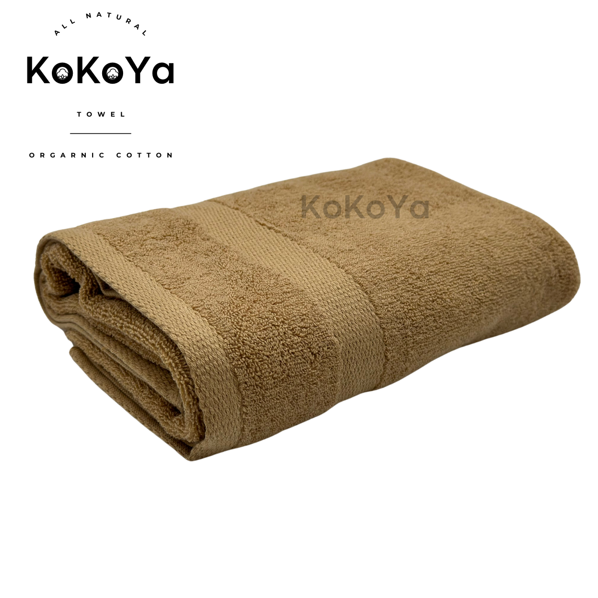 Khăn tắm cotton cỡ vừa Kokoya 50x100cm, 100% cotton cao cấp