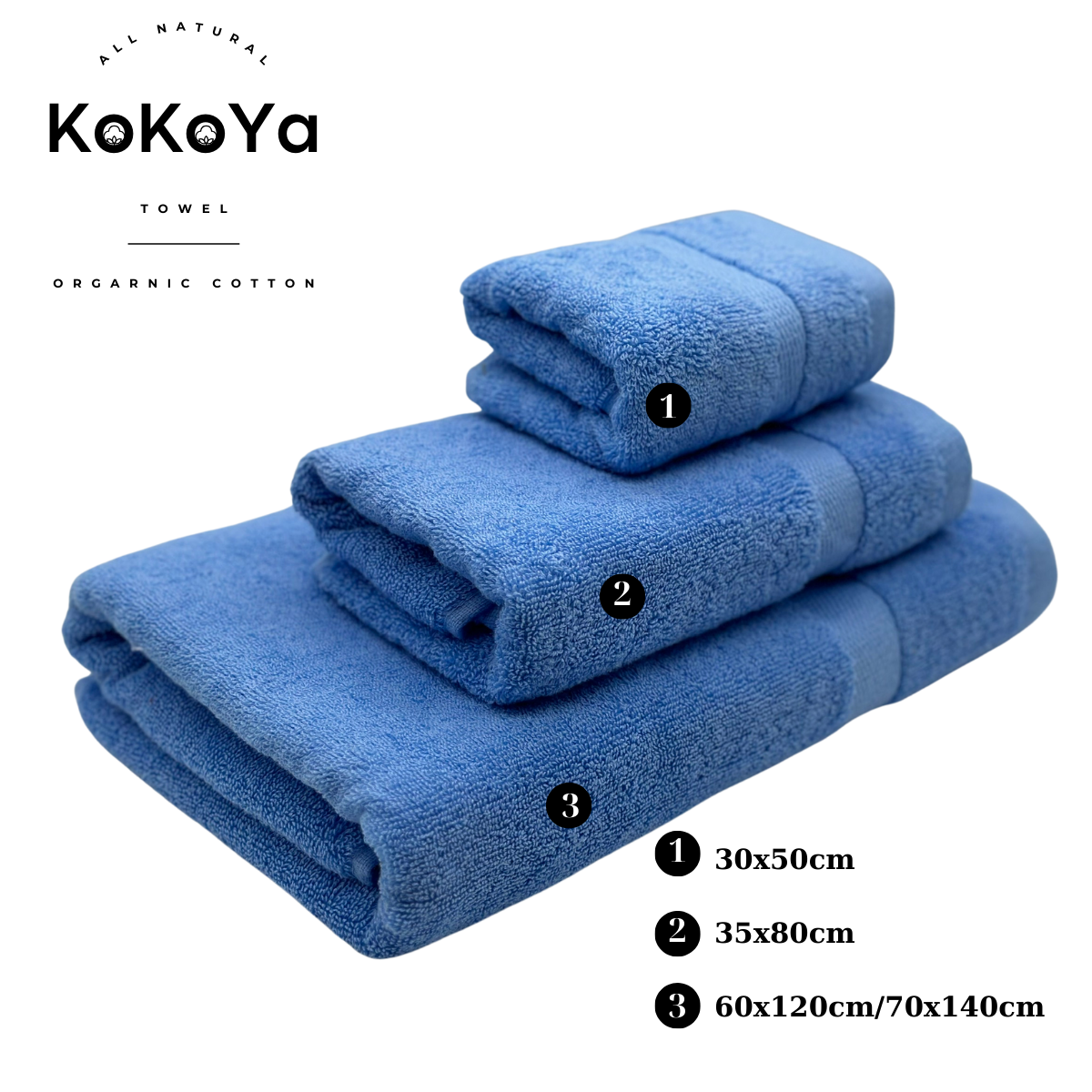 Khăn tắm cotton cỡ lớn diamond wave 70x140 cm