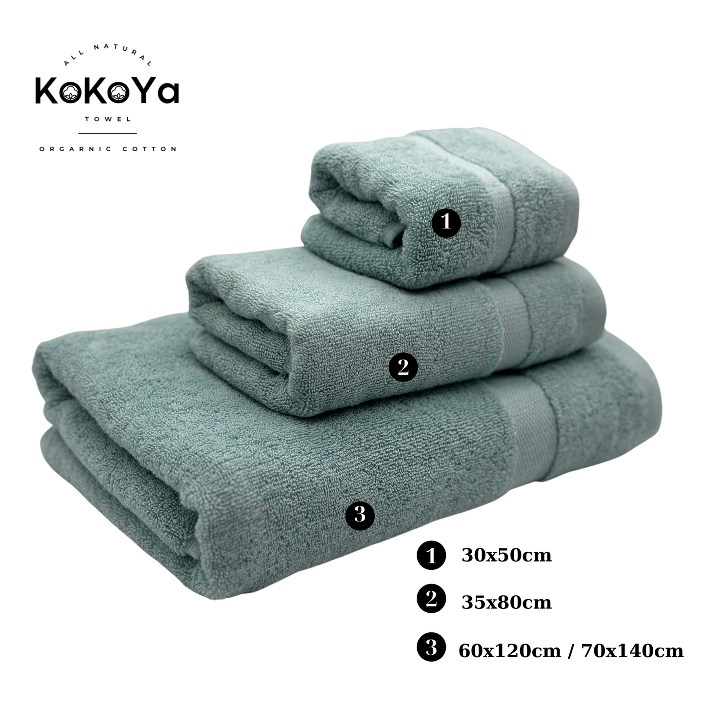 Khăn tắm cotton cỡ lớn diamond wave 70x140 cm
