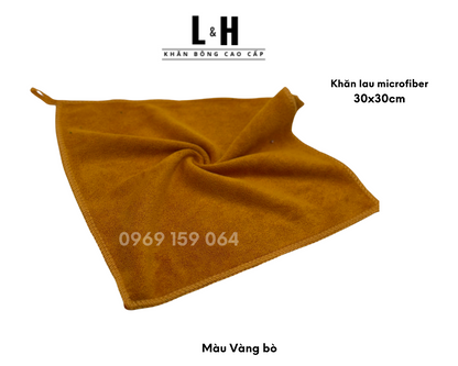 Khăn lau bếp, lau ô tô, lau bàn, khăn KT 30 x 30 cm