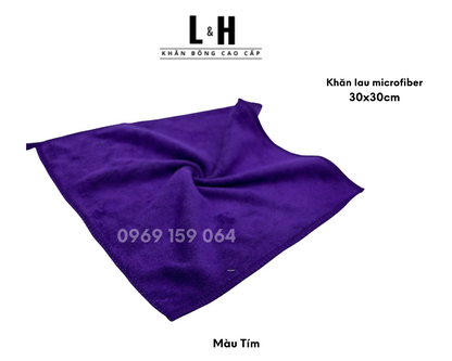 Khăn lau bếp, lau ô tô, lau bàn, khăn KT 30 x 30 cm