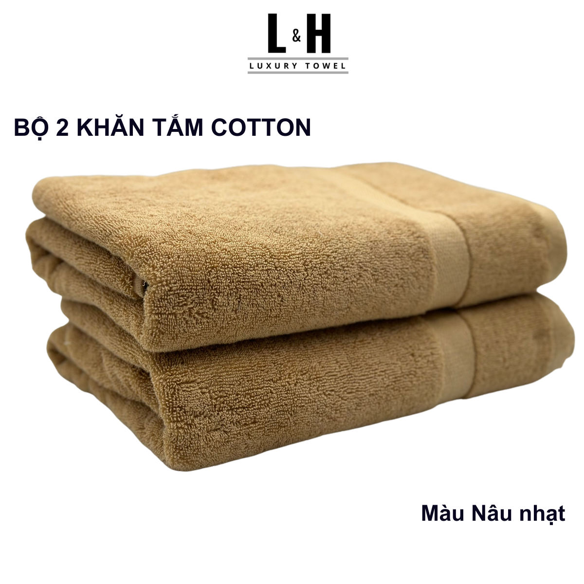 Combo 2c khăn tắm 70x140 và 60x120cm kokoya cỡ lớn