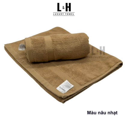 Khăn gội, khăn lau đầu cotton Kokoya 35x80 cm, 100% cotton cao cấp