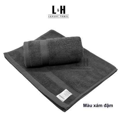 Khăn gội, khăn lau đầu cotton Kokoya 35x80 cm, 100% cotton cao cấp