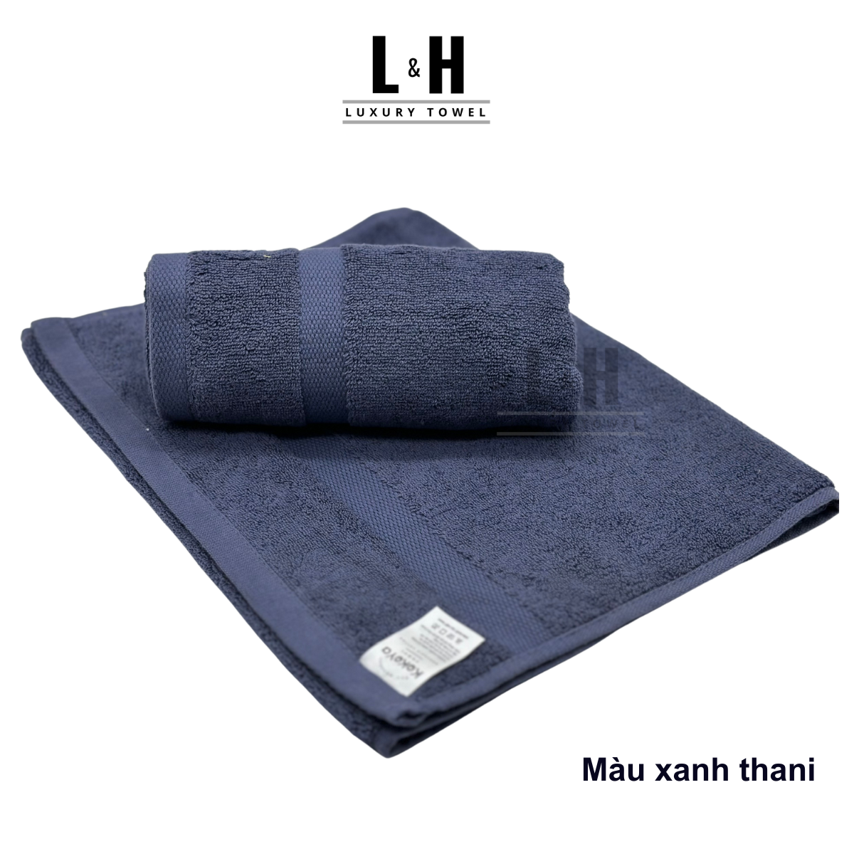 Khăn gội, khăn lau đầu cotton Kokoya 35x80 cm, 100% cotton cao cấp