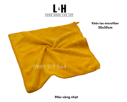 Khăn lau bếp, lau ô tô, lau bàn, khăn KT 30 x 30 cm