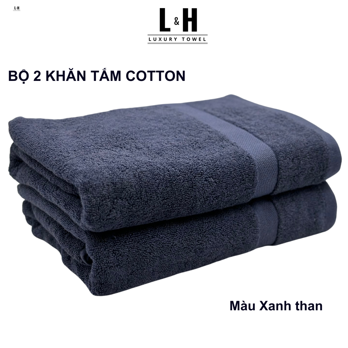 Combo 2c khăn tắm 70x140 và 60x120cm kokoya cỡ lớn
