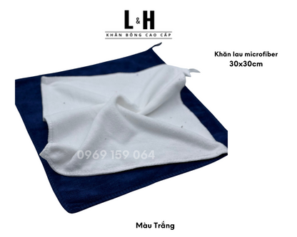 Khăn lau bếp, lau ô tô, lau bàn, khăn KT 30 x 30 cm