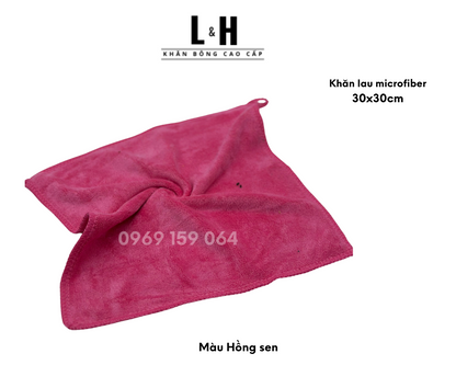 Khăn lau bếp, lau ô tô, lau bàn, khăn KT 30 x 30 cm