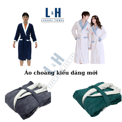 Áo Choàng Tắm Khách Sạn, Áo Choàng Ngủ Microfiber Cao cấp