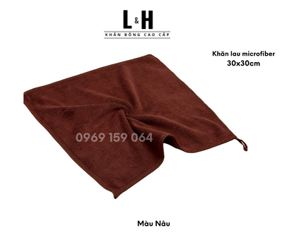Khăn lau bếp, lau ô tô, lau bàn, khăn KT 30 x 30 cm