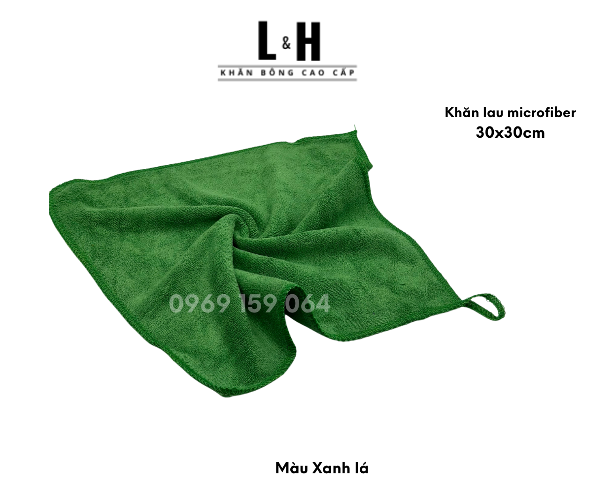 Khăn lau bếp, lau ô tô, lau bàn, khăn KT 30 x 30 cm