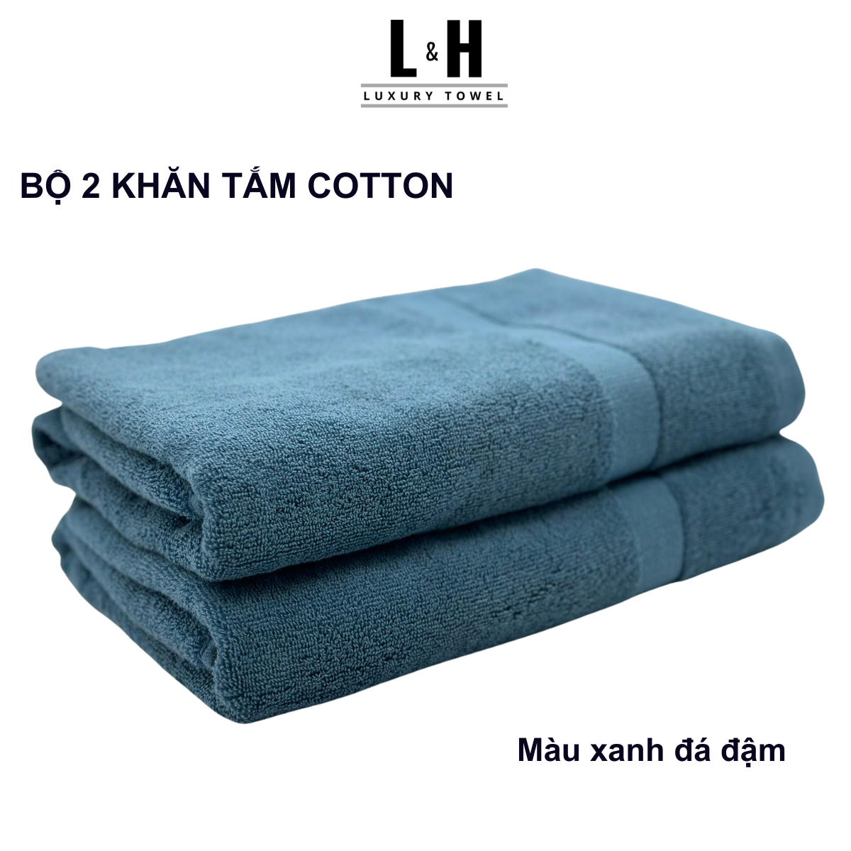 Combo 2c khăn tắm 70x140 và 60x120cm kokoya cỡ lớn