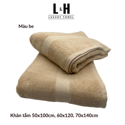 Combo 2c khăn tắm kokoya 70x140cm cỡ lớn