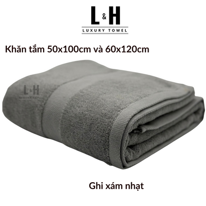 khăn tắm cotton Kokoya 60x120 cm, 100% cotton cao cấp