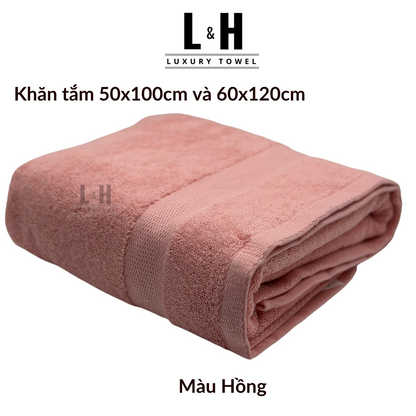 khăn tắm cotton Kokoya 60x120 cm, 100% cotton cao cấp