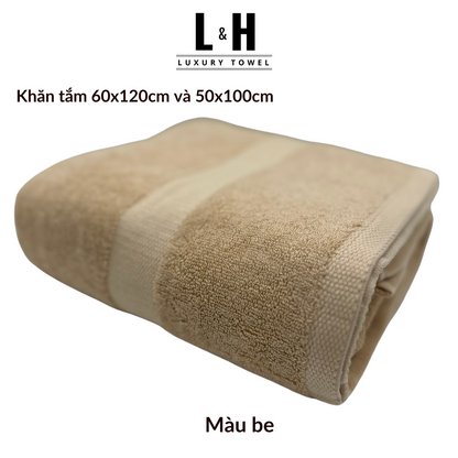 khăn tắm cotton Kokoya 60x120 cm, 100% cotton cao cấp