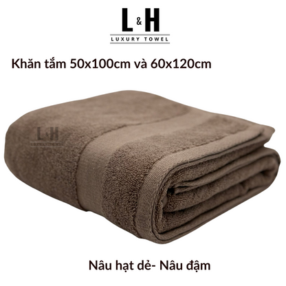 khăn tắm cotton Kokoya 60x120 cm, 100% cotton cao cấp