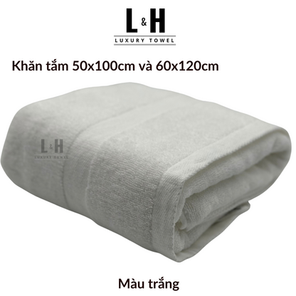 khăn tắm cotton Kokoya 60x120 cm, 100% cotton cao cấp