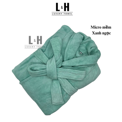 Áo Choàng Tắm Khách Sạn, Áo Choàng Ngủ Microfiber Cao cấp