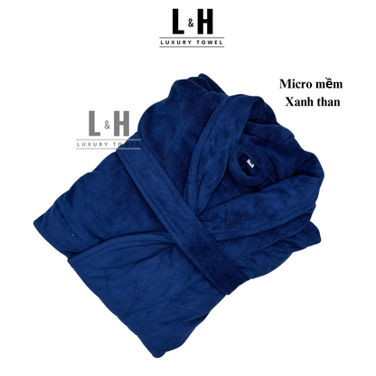 Áo Choàng Tắm Khách Sạn, Áo Choàng Ngủ Microfiber Cao cấp