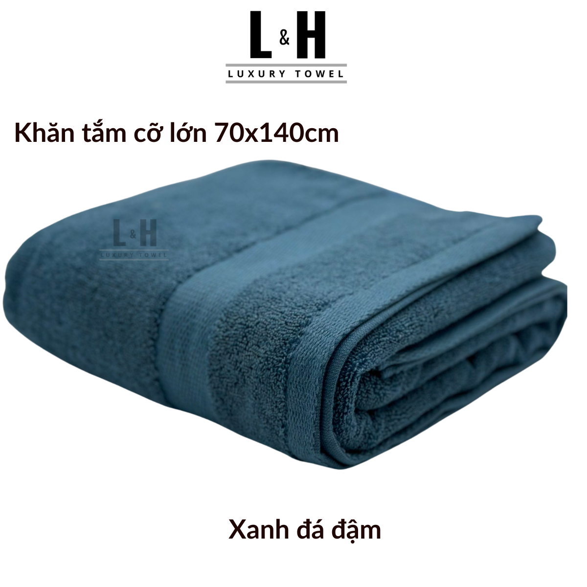 Khăn tắm cotton cỡ lớn Kokoya 70x140cm, 100% cotton cao cấp
