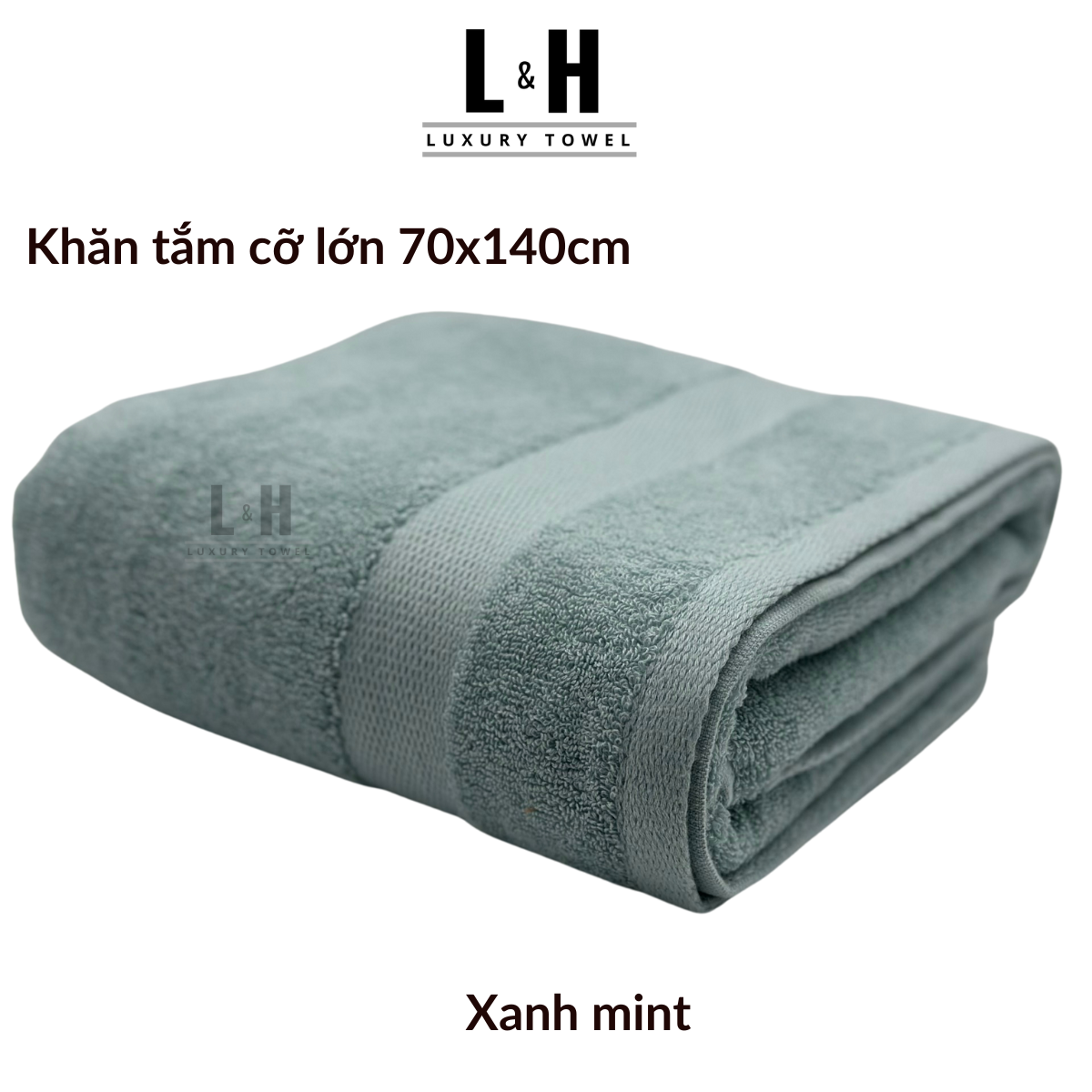 Khăn tắm cotton cỡ lớn Kokoya 70x140cm, 100% cotton cao cấp