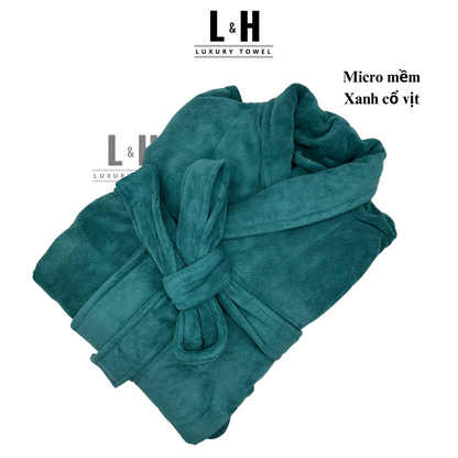 Áo Choàng Tắm Khách Sạn, Áo Choàng Ngủ Microfiber Cao cấp