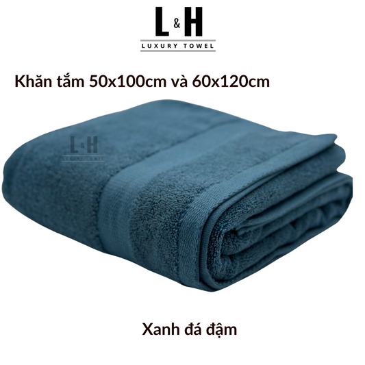 khăn tắm cotton Kokoya 60x120 cm, 100% cotton cao cấp