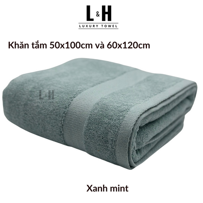khăn tắm cotton Kokoya 60x120 cm, 100% cotton cao cấp