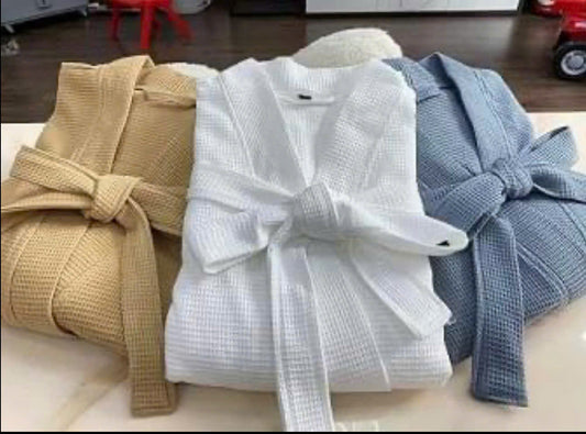 áo choàng tắm cotton tổ ong