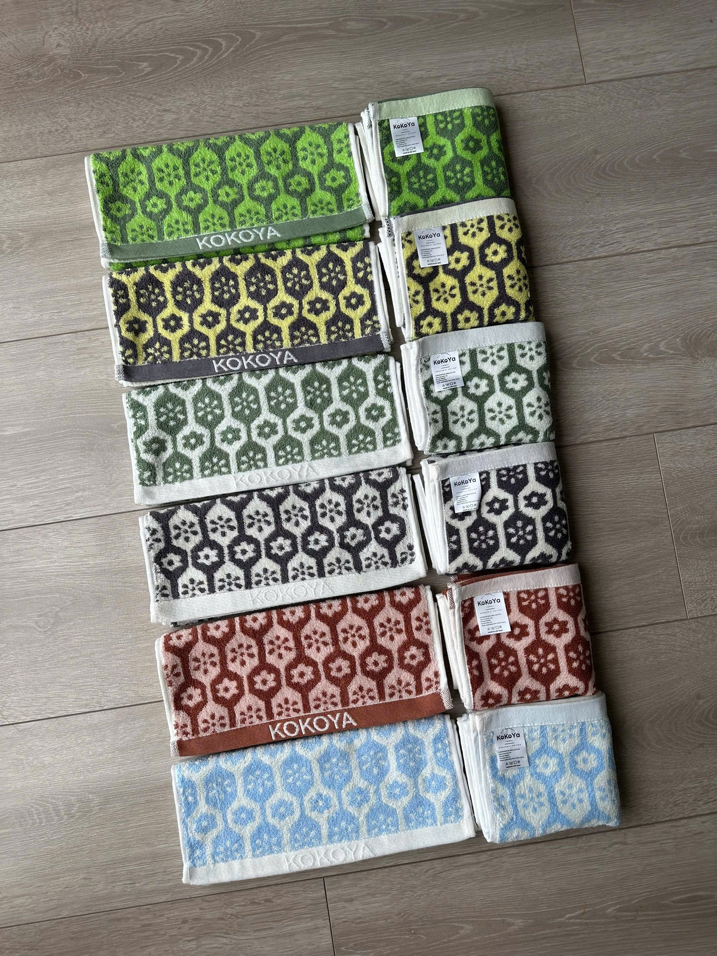 Khăn Kokoya Hoa Cúc - 100% commbed cotton