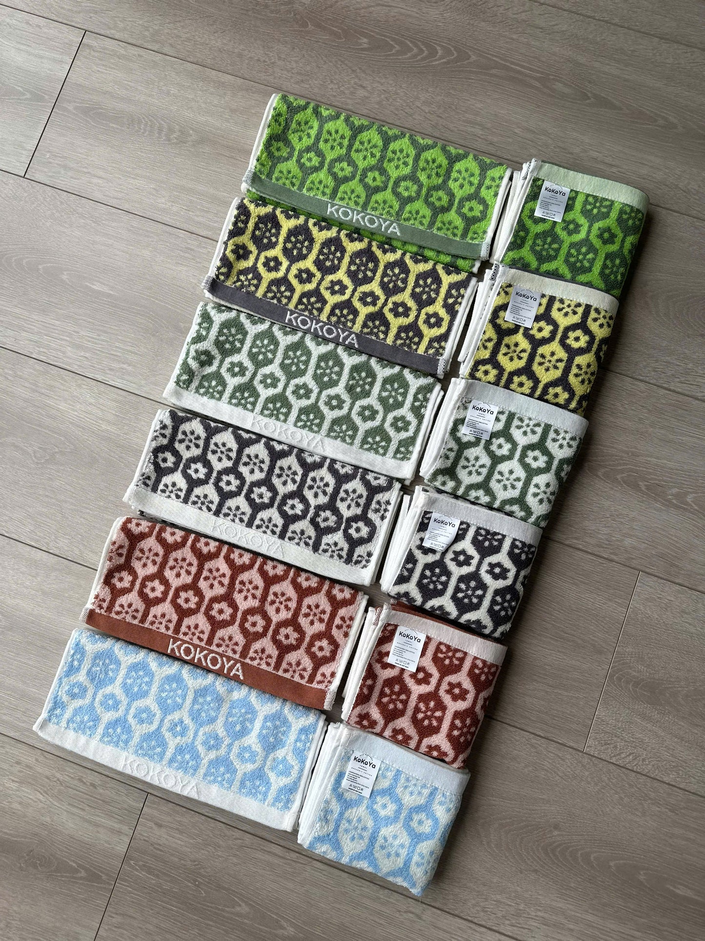 Khăn Kokoya Hoa Cúc - 100% commbed cotton